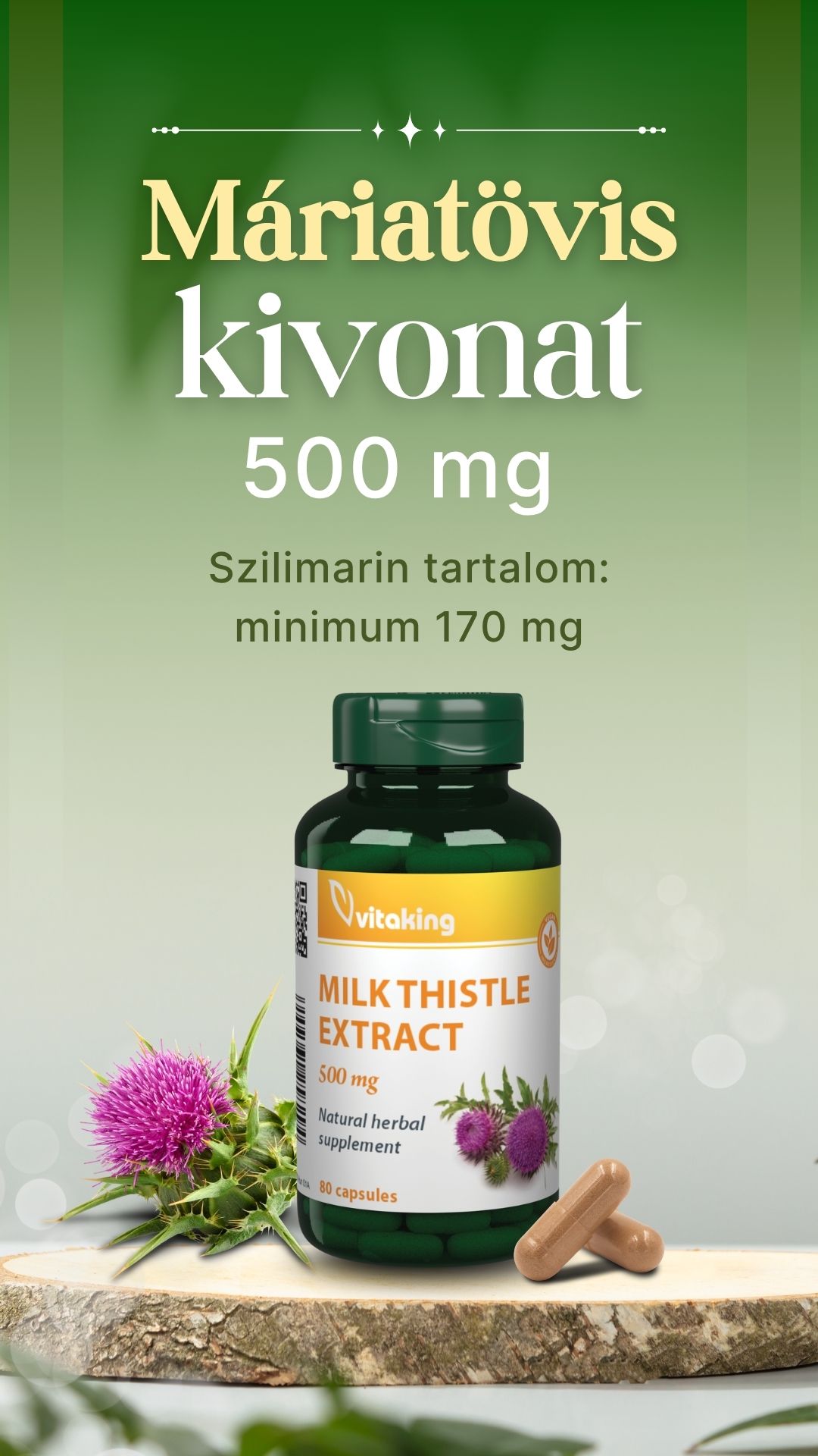 Vitaminkirály Facebook ad from Jul 25, 2025