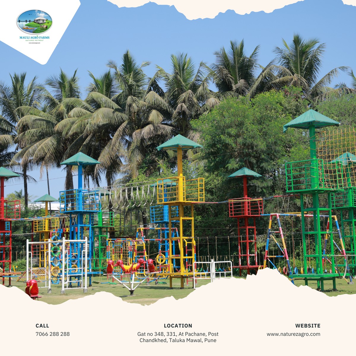 Mauli Agro Farms Nature'z Retreat. Facebook ad