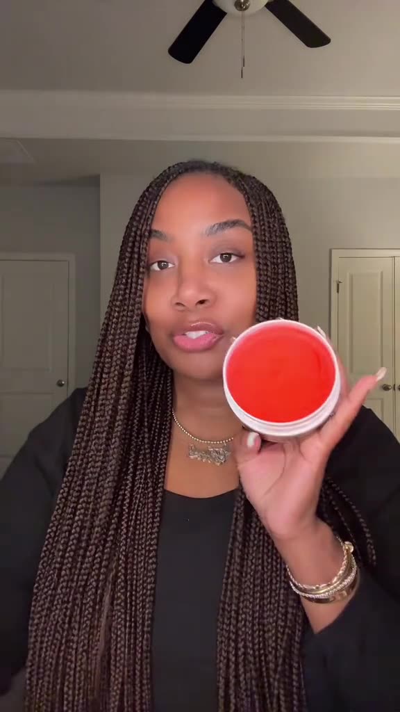 Bask & Lather Co Facebook ad: Strong Hold Edge Control