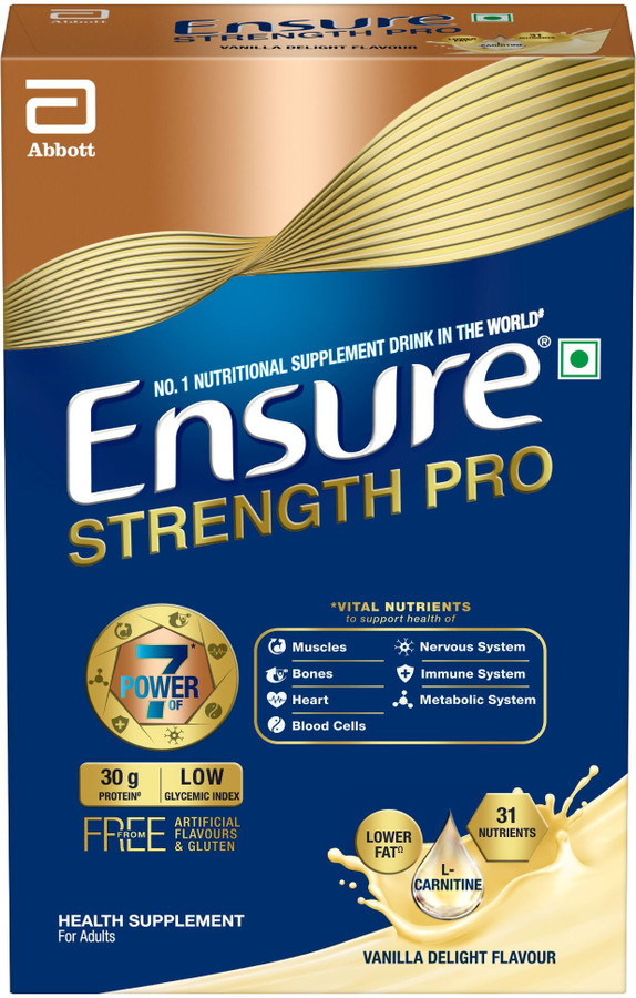 Ensure India Facebook ad: New Ensure Strength Pro.
