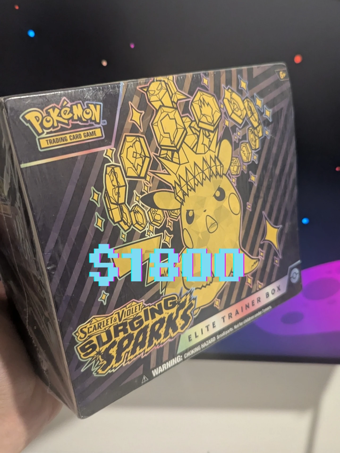 fomo_pokemoncards_mx Facebook ad: POKEMON TCG SURGING SPARKS ETB