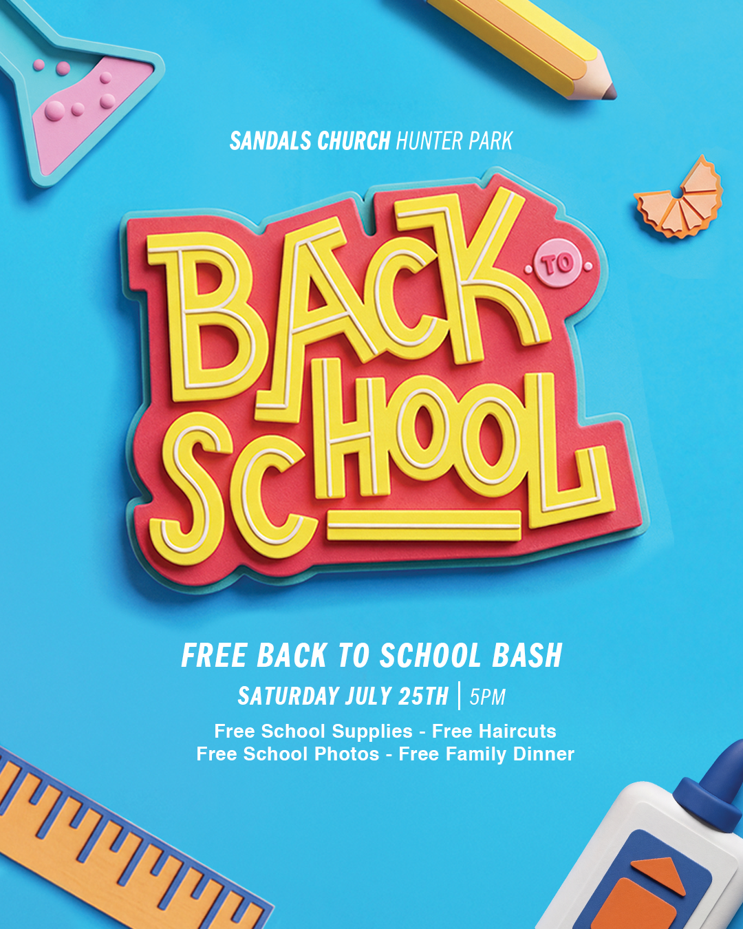 Sandals Church Hunter Park Facebook ad