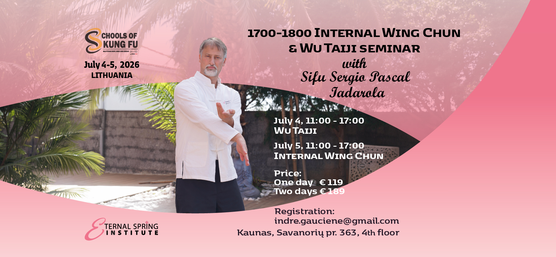 „Schools of Kung Fu“ Academy Kaunas Facebook ad