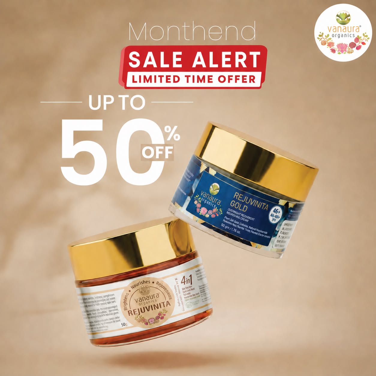 Vanaura Organics - Experience the Essence of Ayurveda Facebook ad