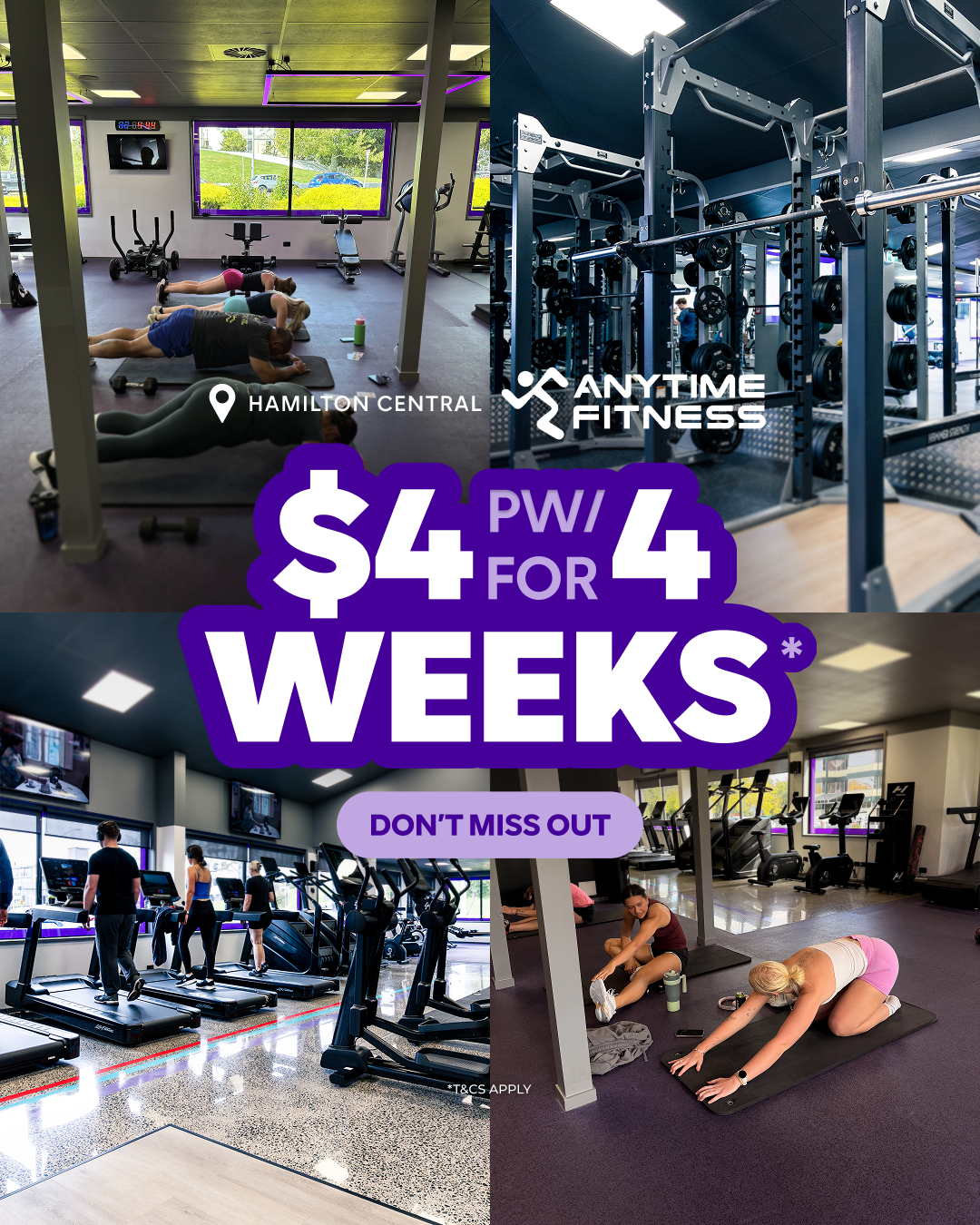 Anytime Fitness Hamilton NZ Facebook ad