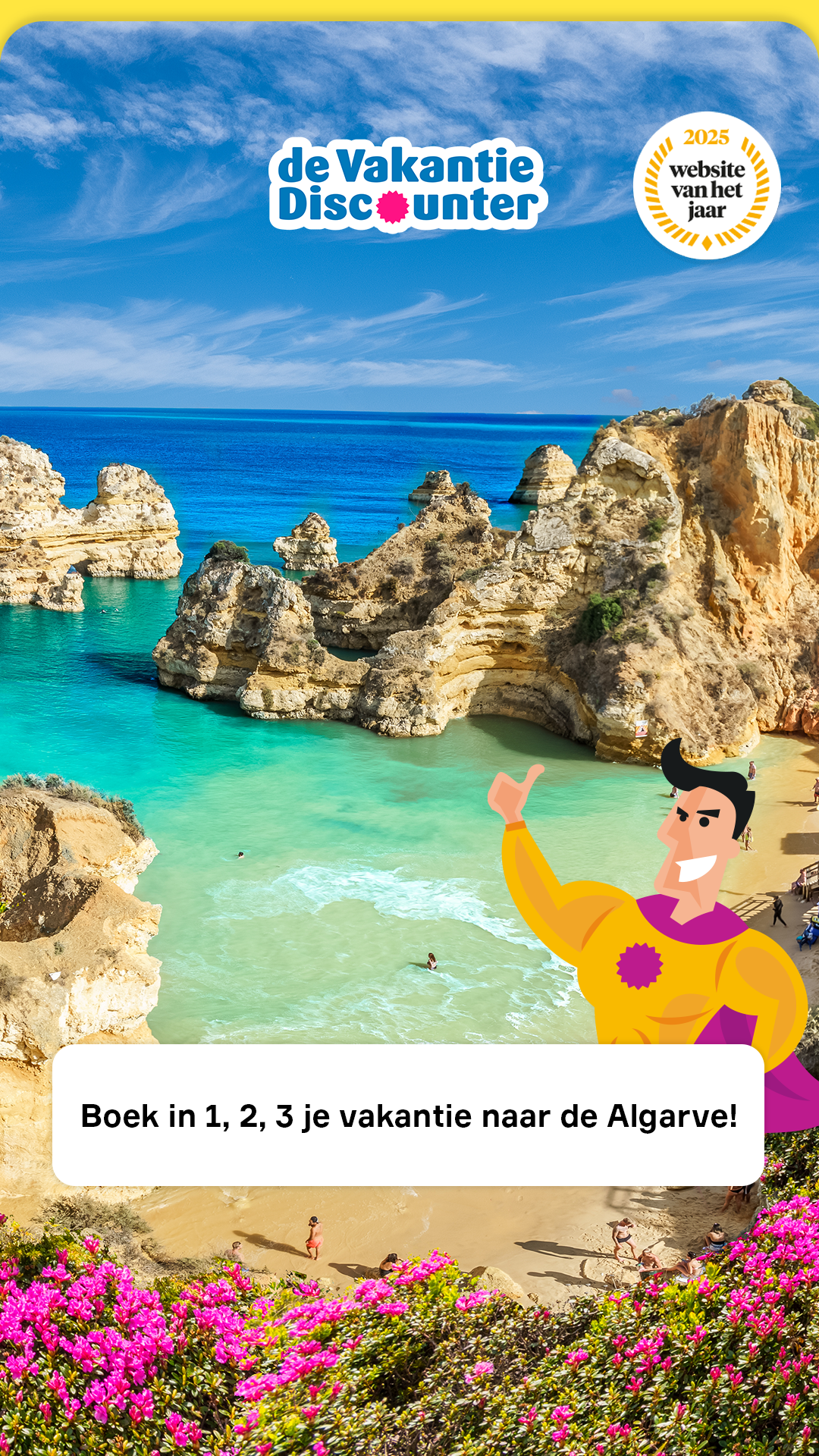 de VakantieDiscounter Facebook ad