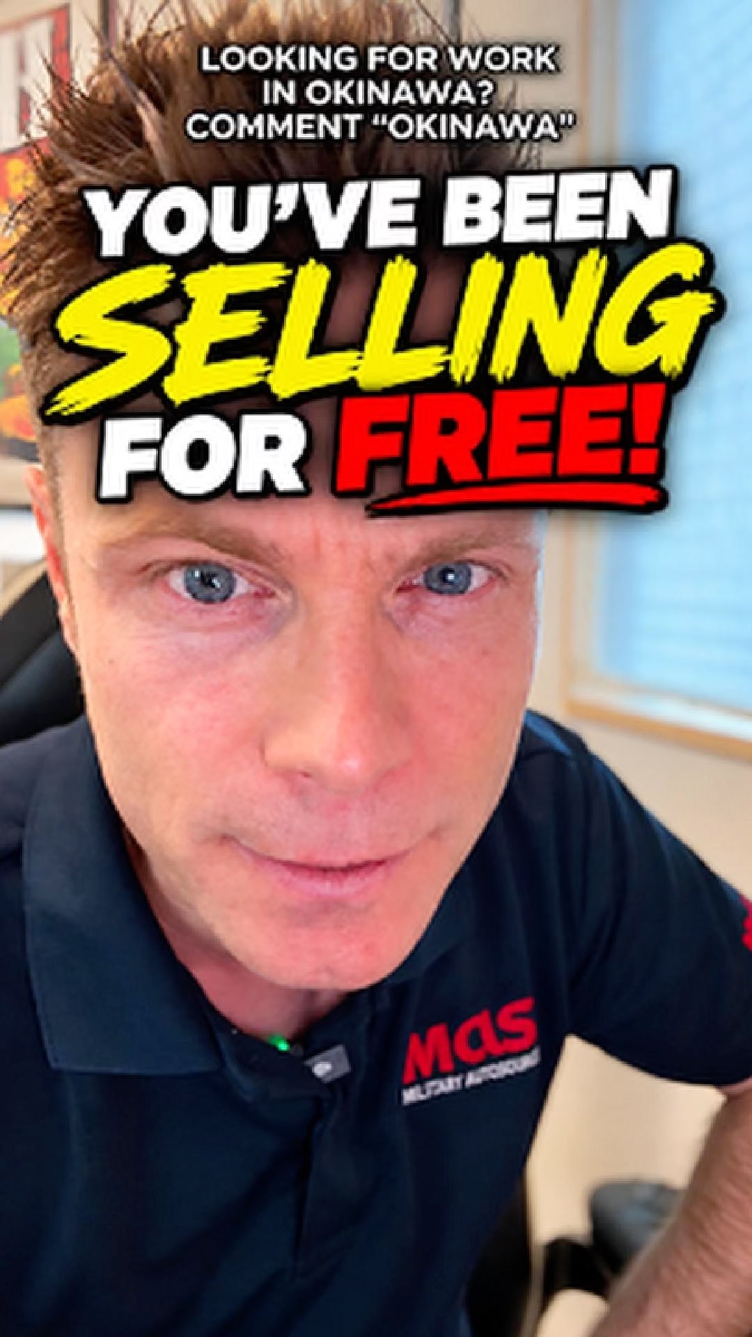 bkmasrecruiting Facebook ad: You’ve been selling for FREE.