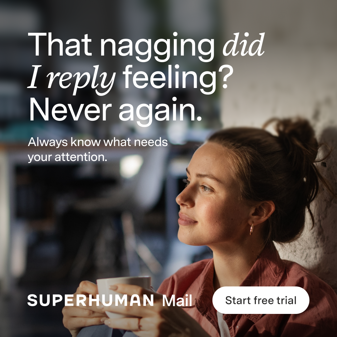 Superhuman Mail Facebook ad