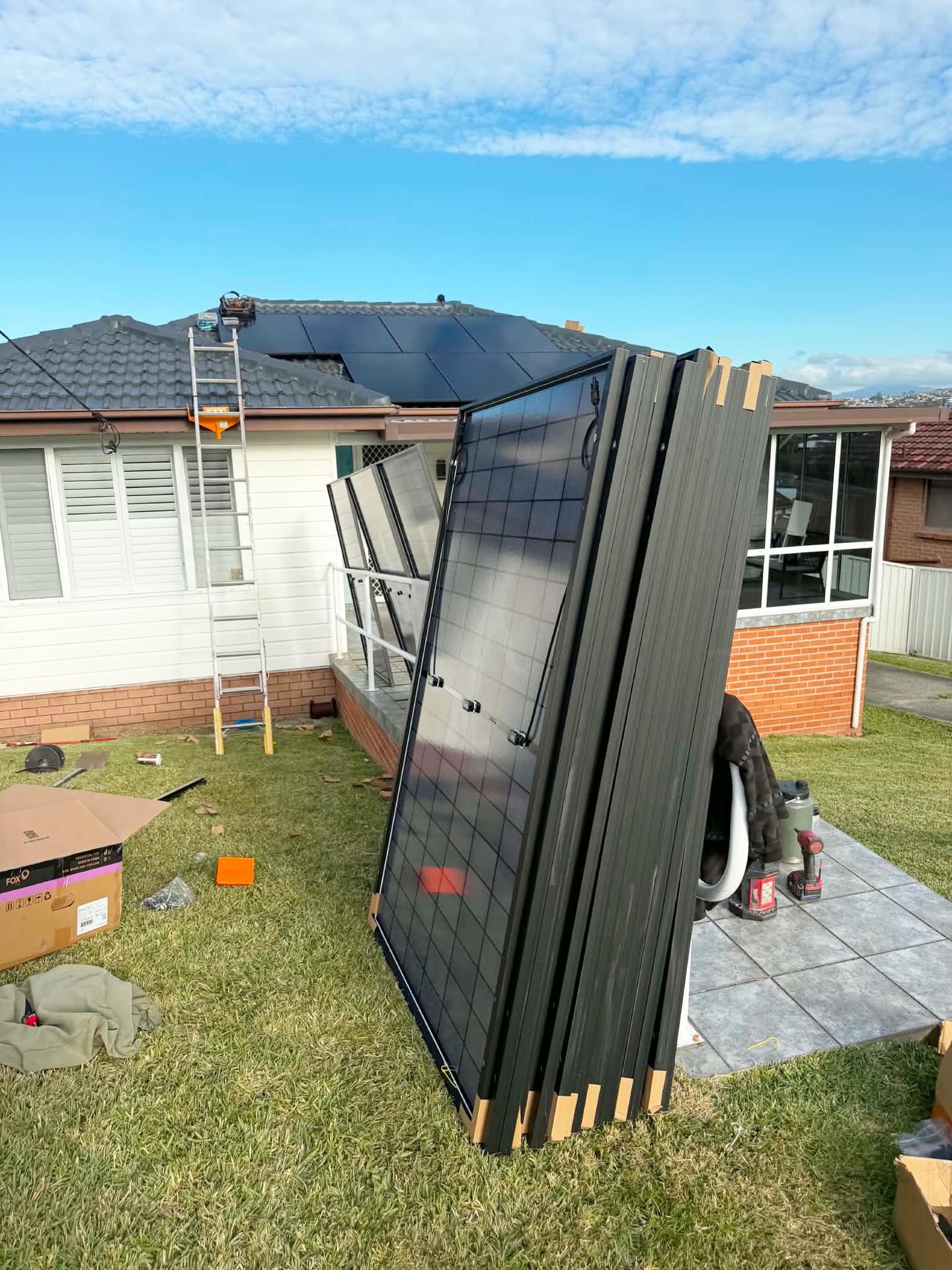 Rapidcool Air Conditioning, Electrical & Solar Facebook ad: Another Large-Scale Energy Upgrade Underway!