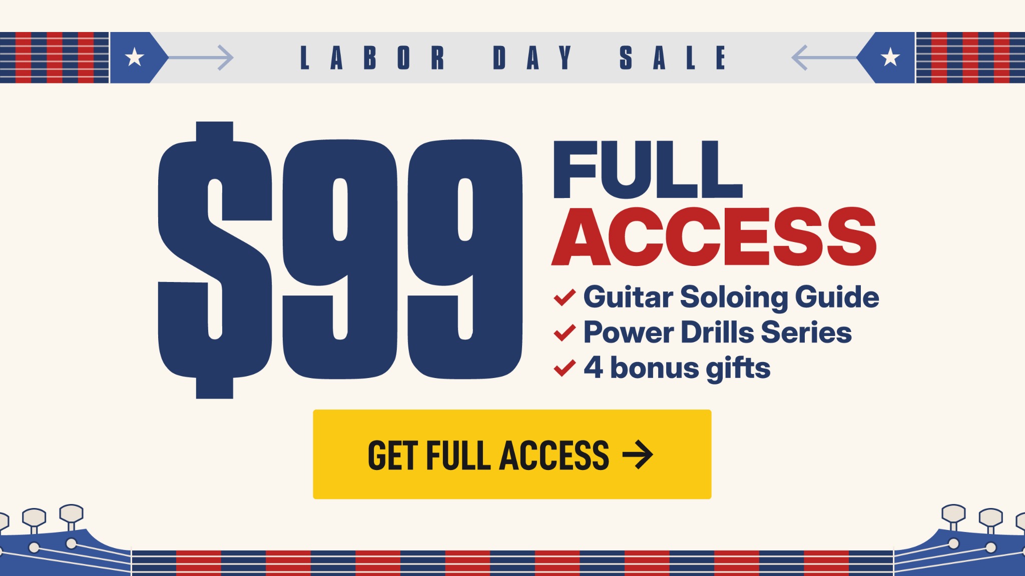 GuitarTricks.com Facebook ad