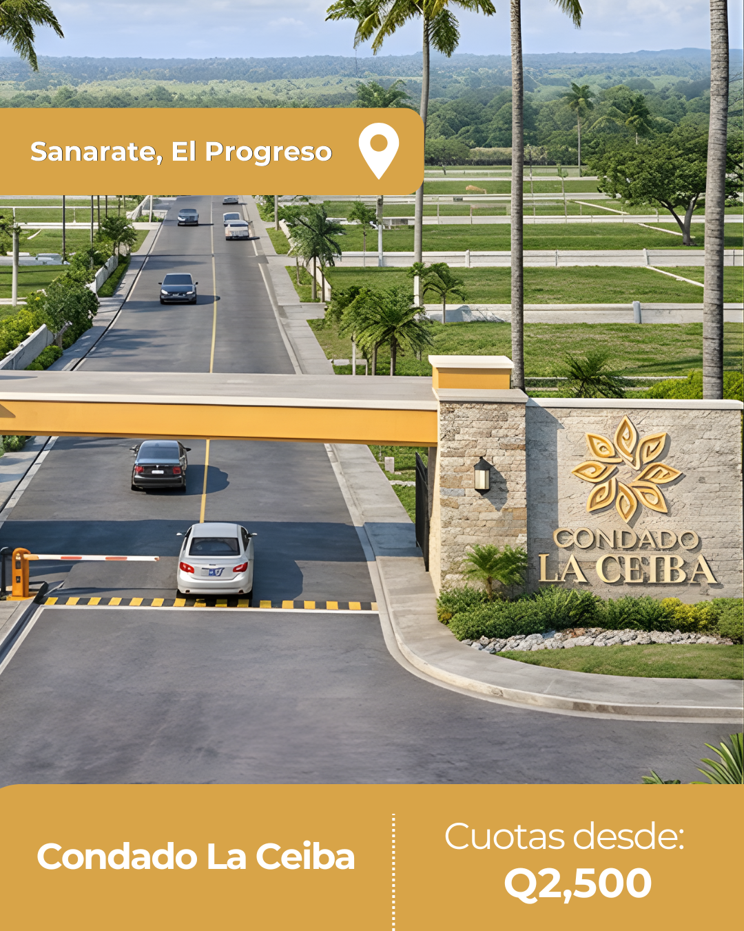 Guate Lote Facebook ad: Reserva con Q1,500