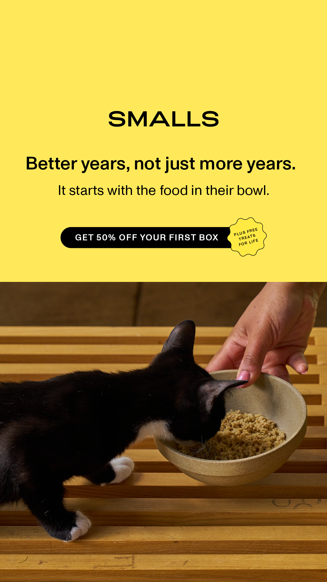 Smalls Facebook ad
