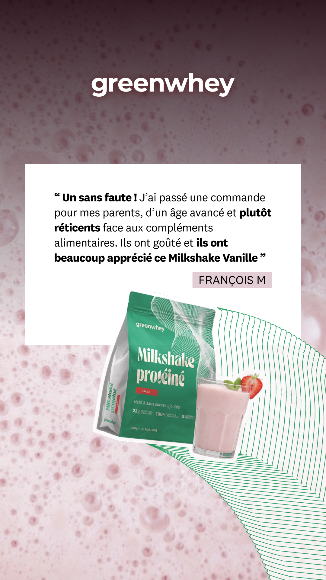 greenwhey Facebook ad
