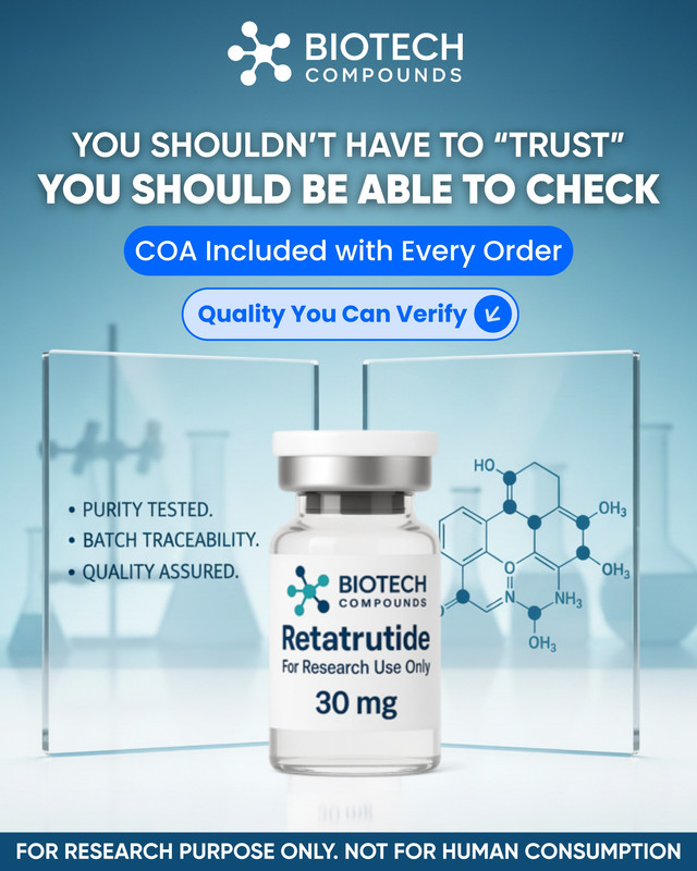 Biotechcompounds Facebook ad: The next-gen GLP-3 support for your cut phase