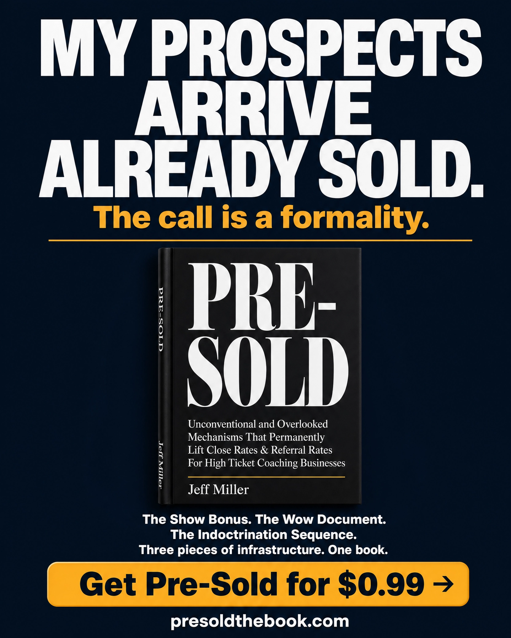 Jeff Miller - Online Business Coach Facebook ad