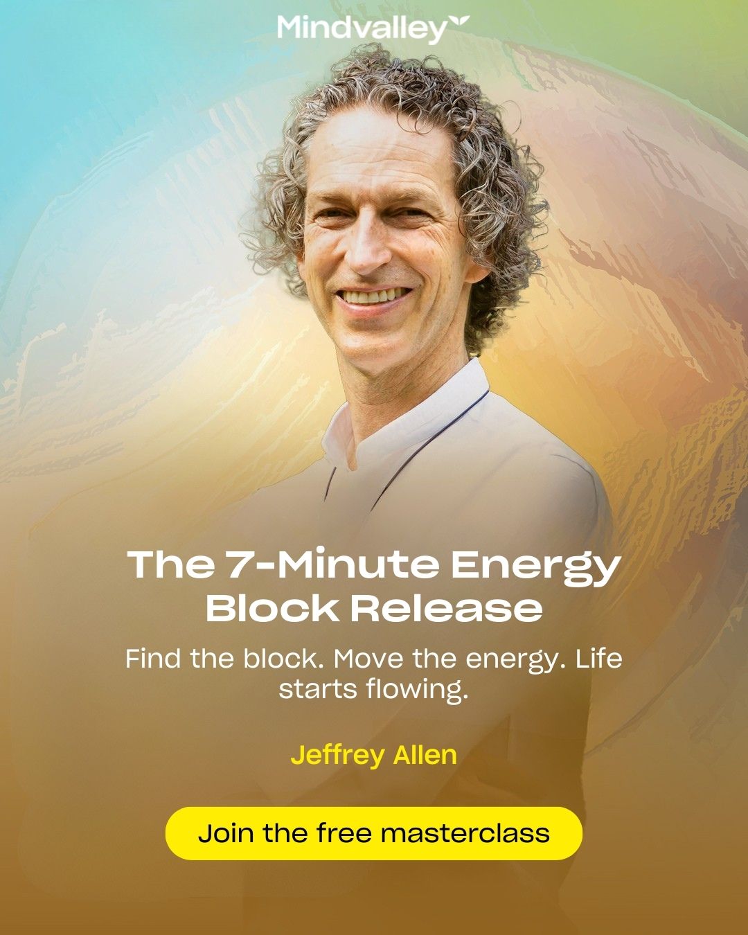 Mindvalley Facebook ad: Your life isn't hard. It's blocked.