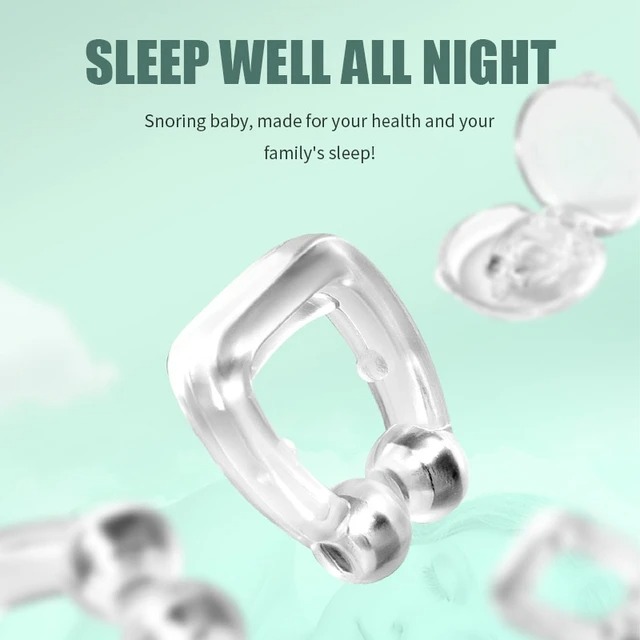 Hammad store-A Facebook ad: Sleep Peacefully with the Anti-Snoring Nose Clip!
