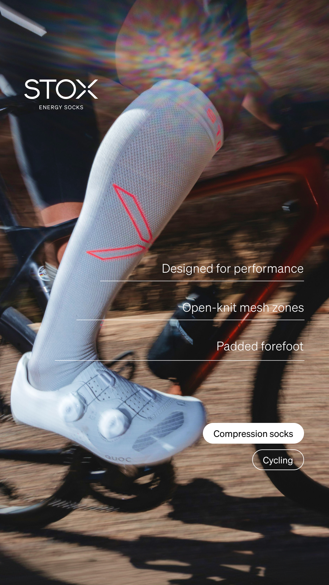 STOX Energy Socks Facebook ad