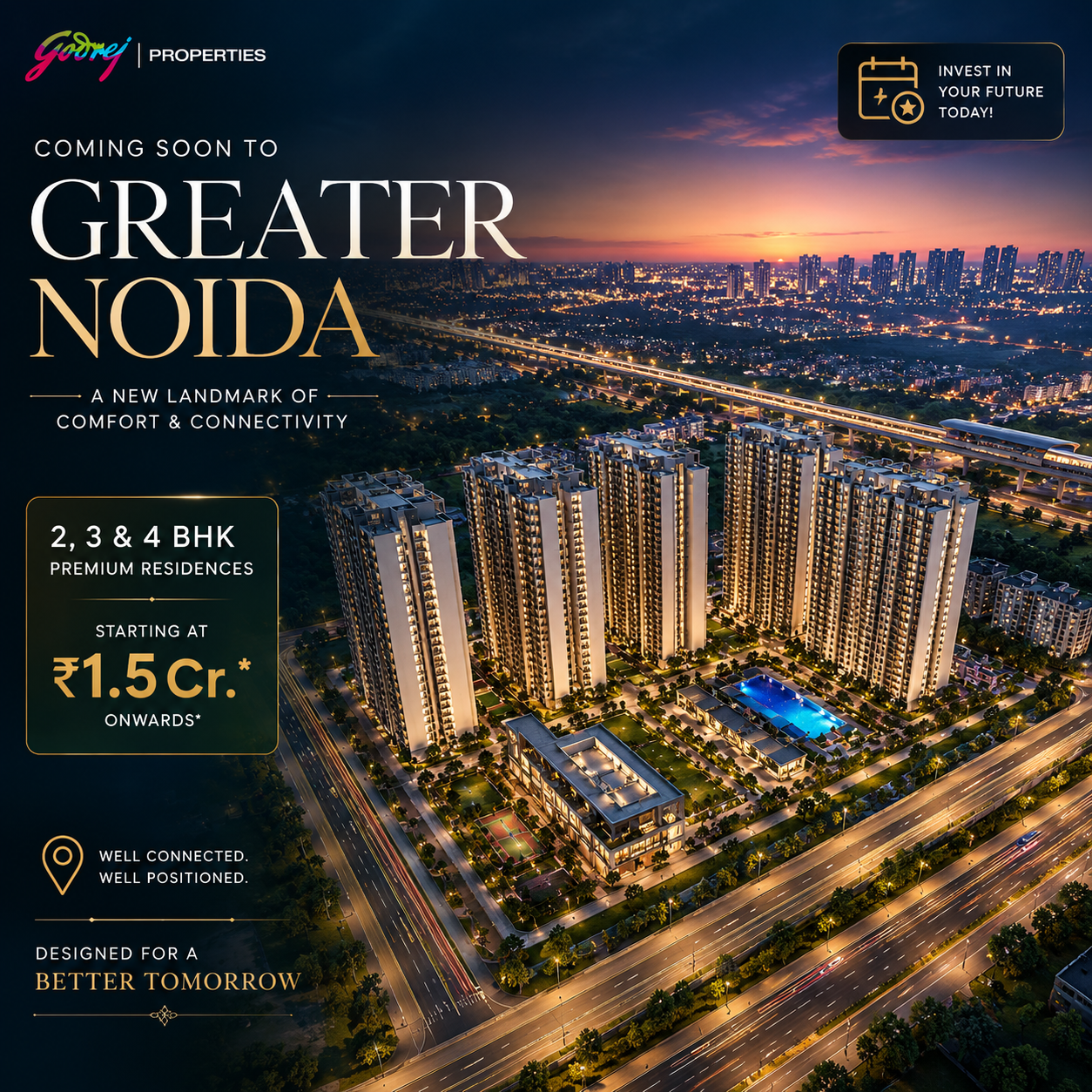 Godrej New Launch Facebook ad: Pre-Launch Luxury Apartments in Greater Noida