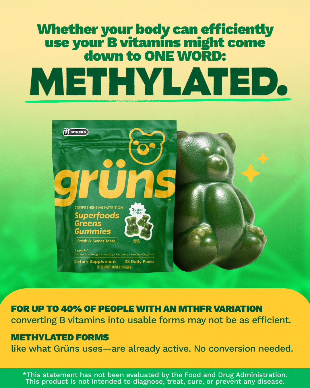 Grüns Facebook ad