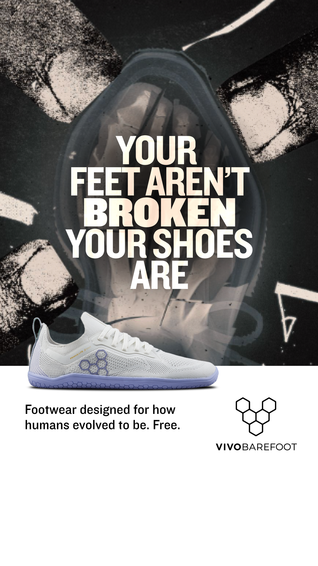 Vivobarefoot Facebook ad