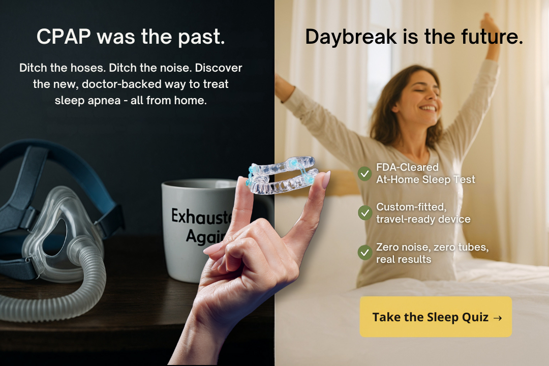 Daybreak Sleep Apnea Solution Facebook ad: Expert care, delivered