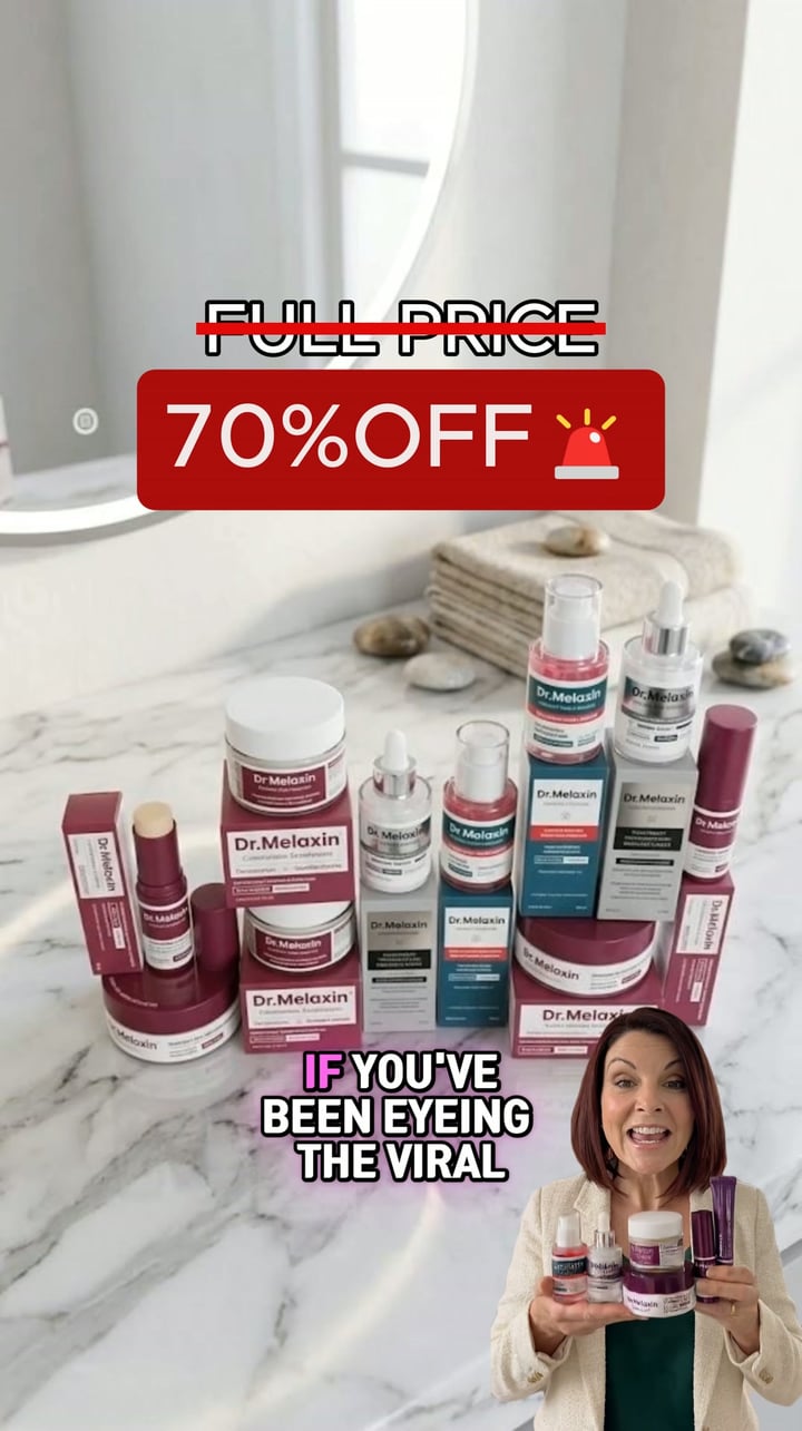 Dr.Melaxin US.official Facebook ad: Look More Awake, Smooth & Youthful, Now 77% OFF