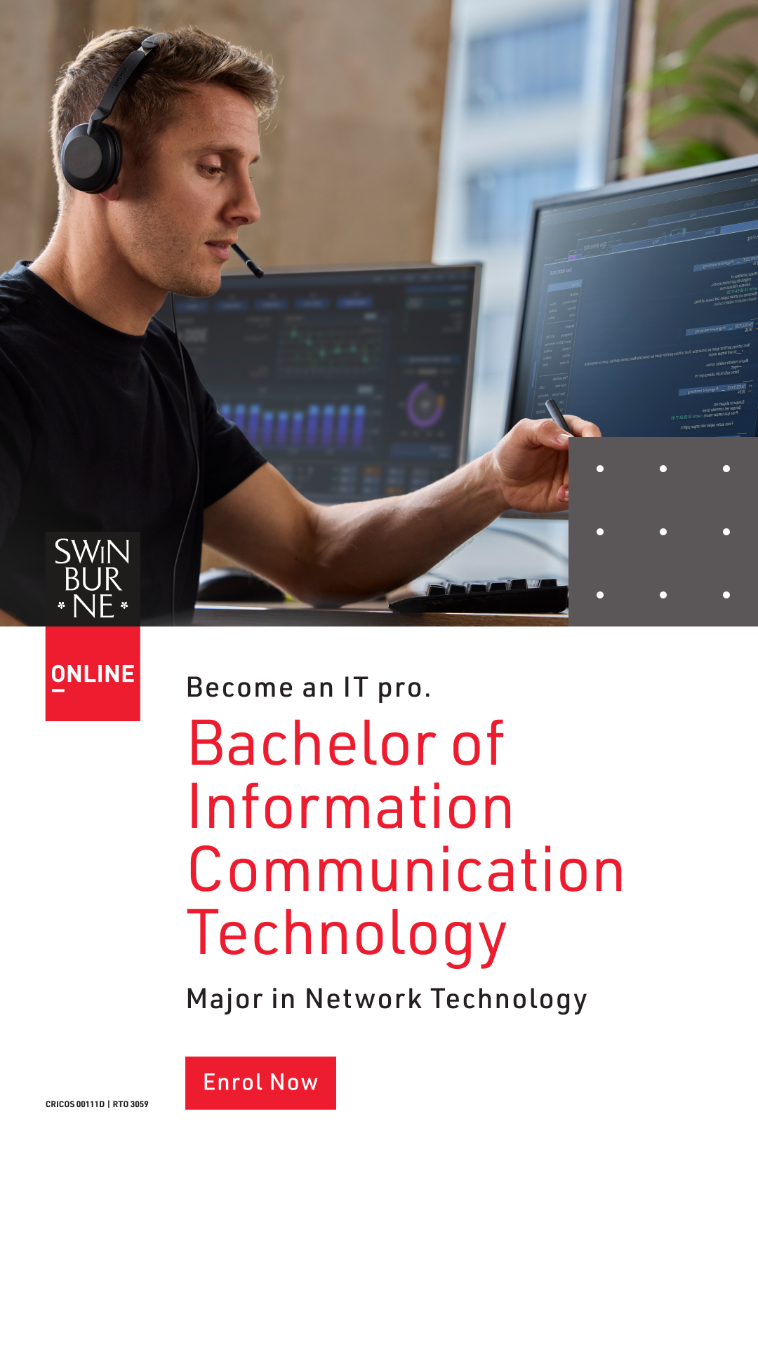 Swinburne Online Facebook ad