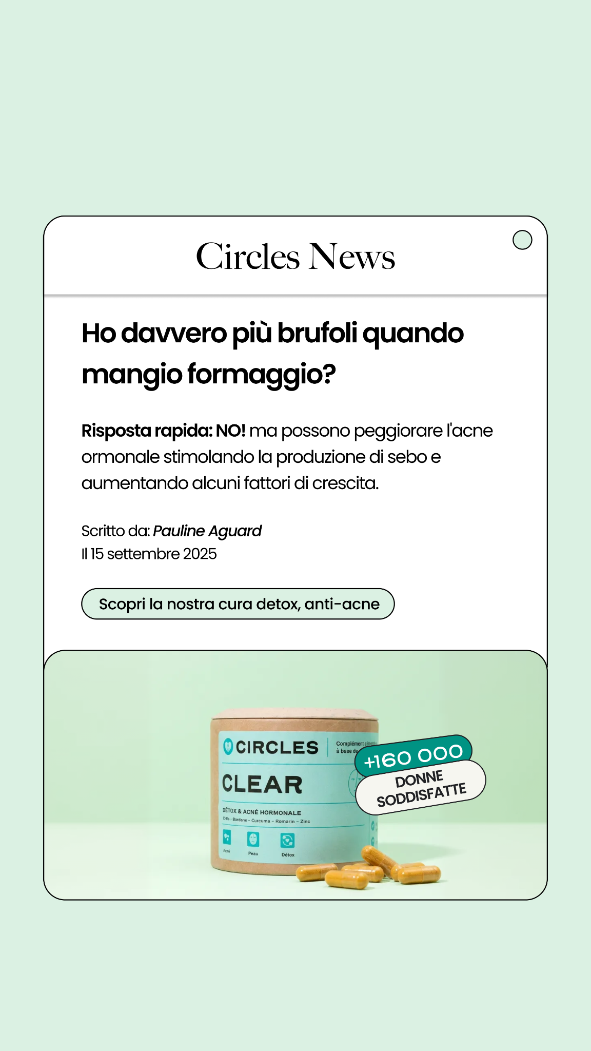 Circles Italia Facebook ad