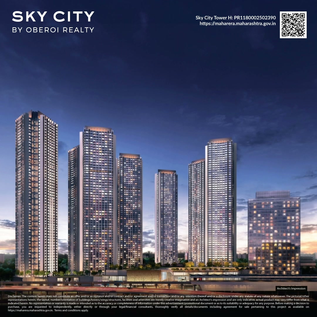 Oberoi Realty Facebook ad: Sky City by Oberoi Realty, Borivali