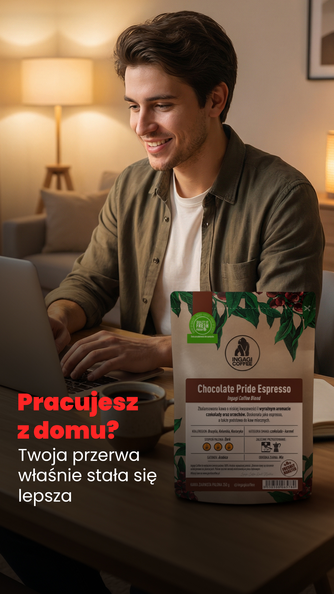 GorillaCoffee.pl Facebook ad
