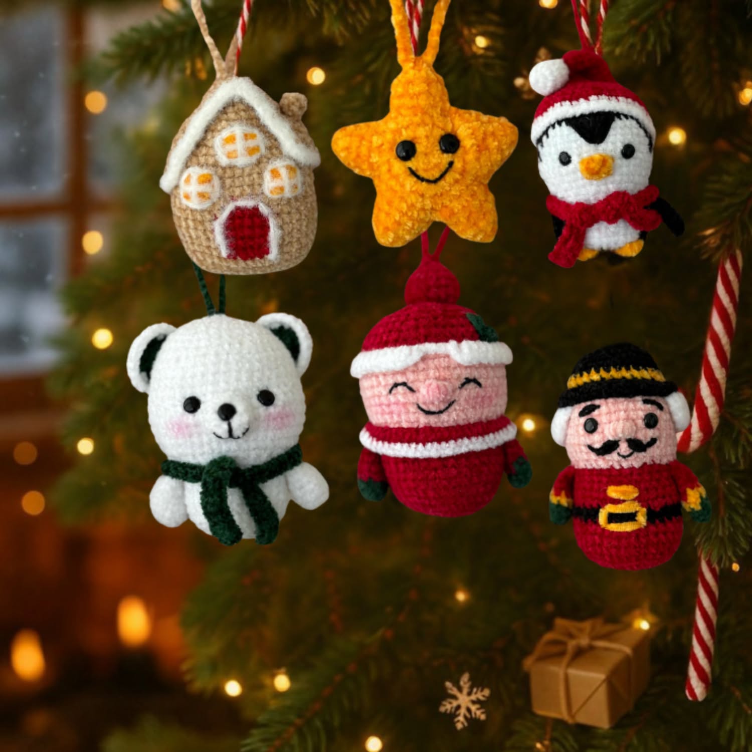 Sophie Crochet Facebook ad: Ensemble de décorations de Noël - Modèles de crochet