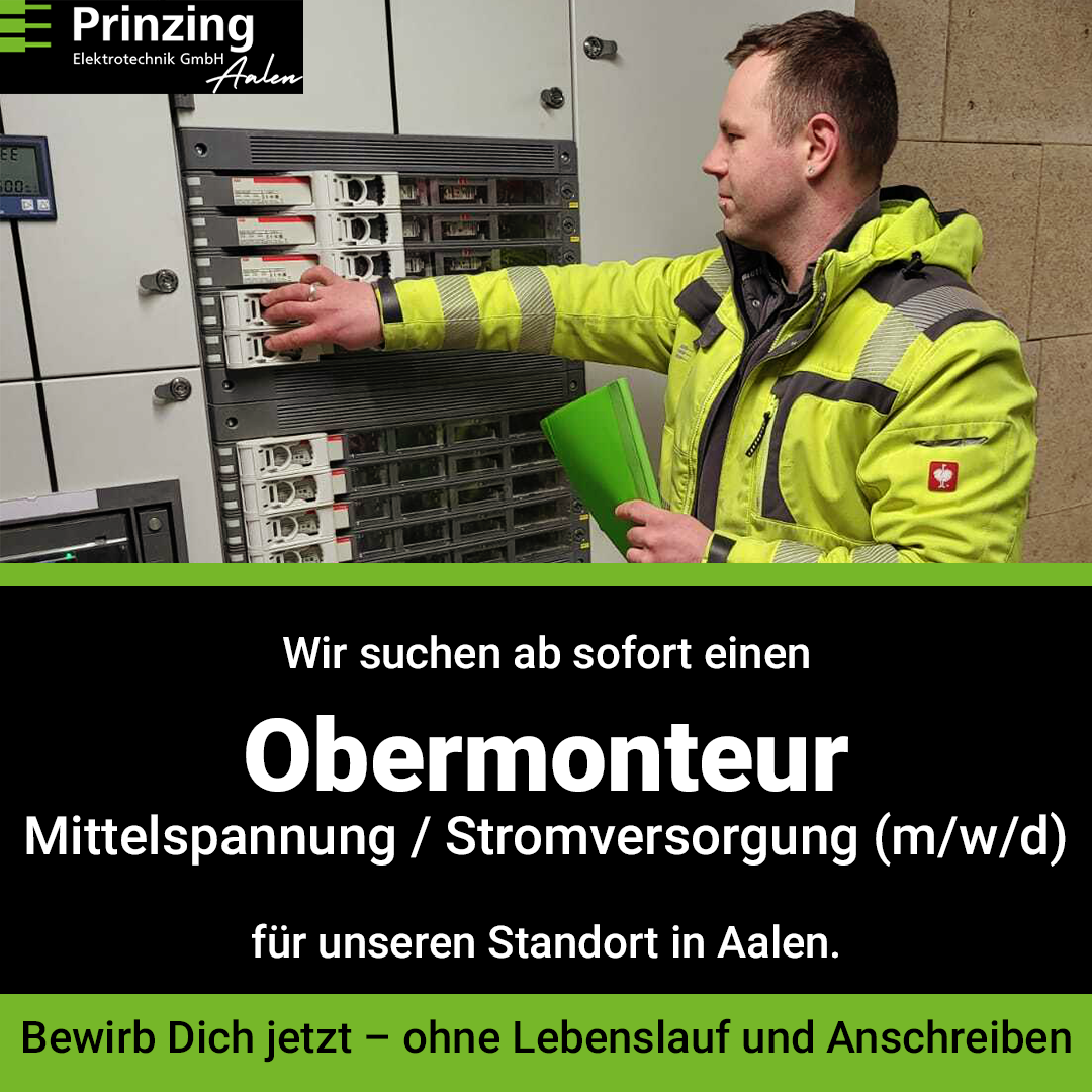 Prinzing Elektrotechnik GmbH Aalen Facebook ad
