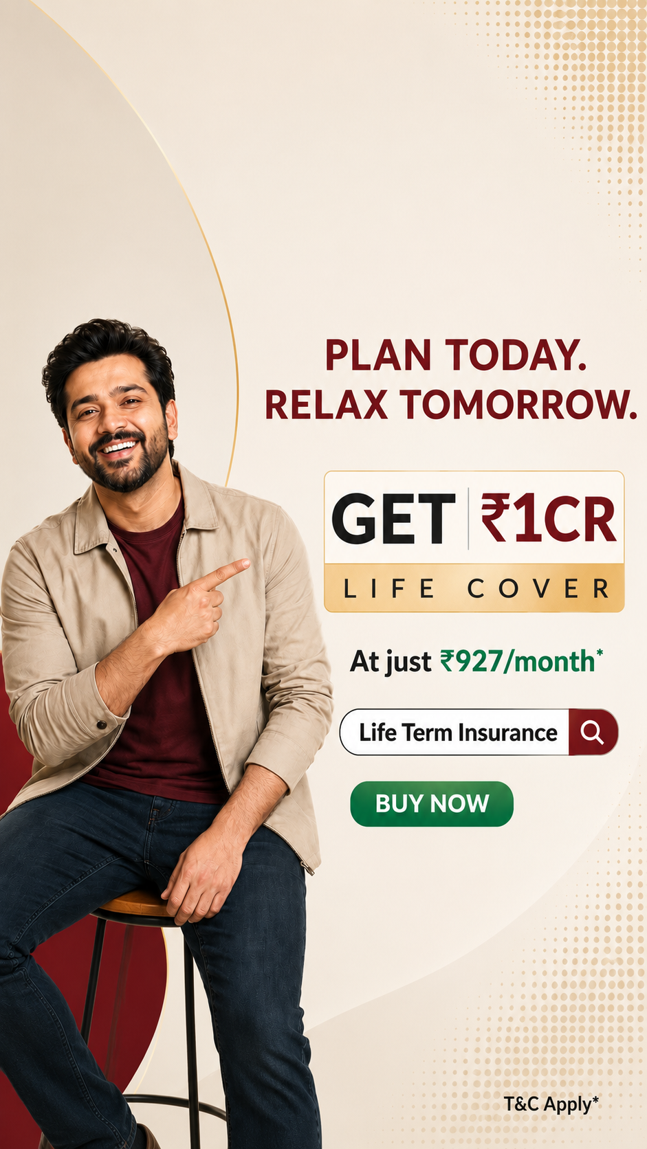 Best Term Insurance  Facebook ad
