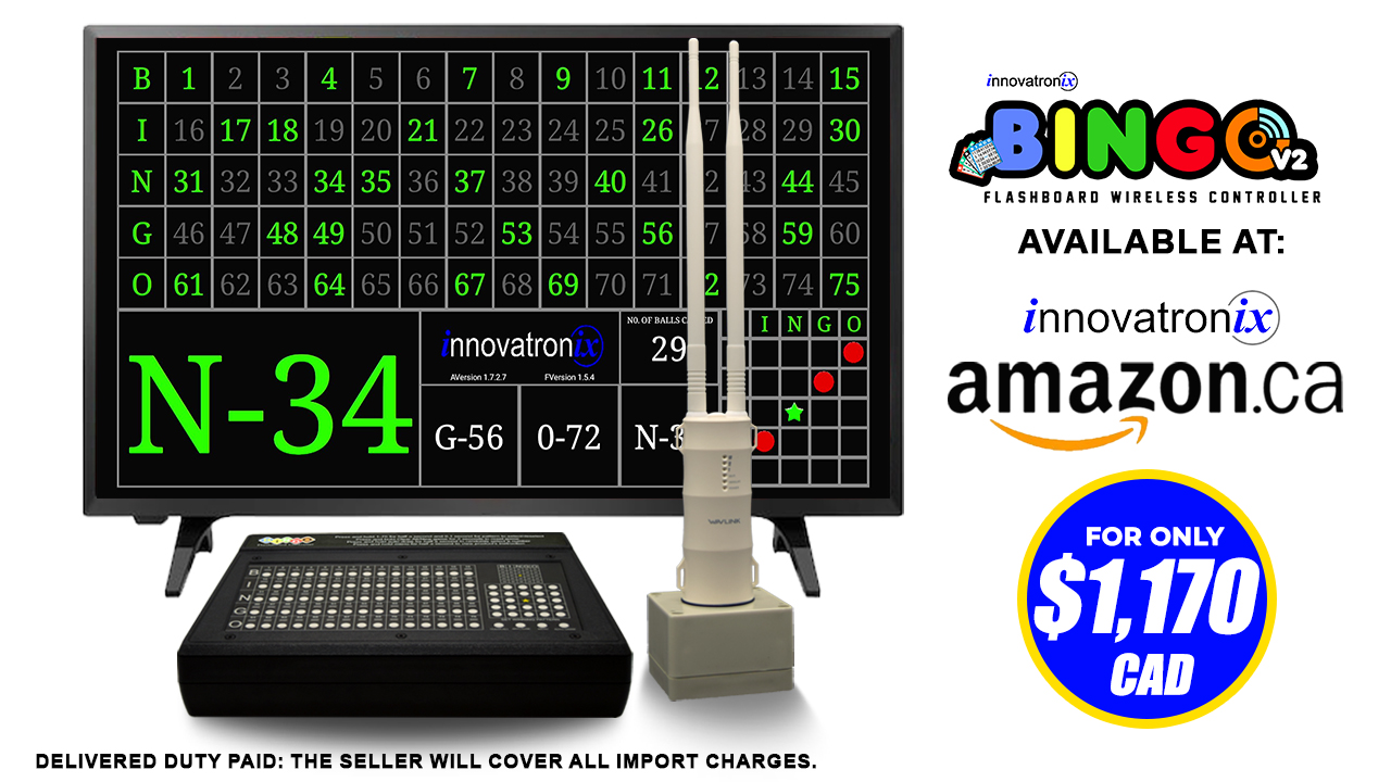 Innovatronix Bingo, Basketball, Multisport and other Sports Scoreboard Facebook ad: Innovatronix Bingo v2 Flashboard Wireless Controller (Now…