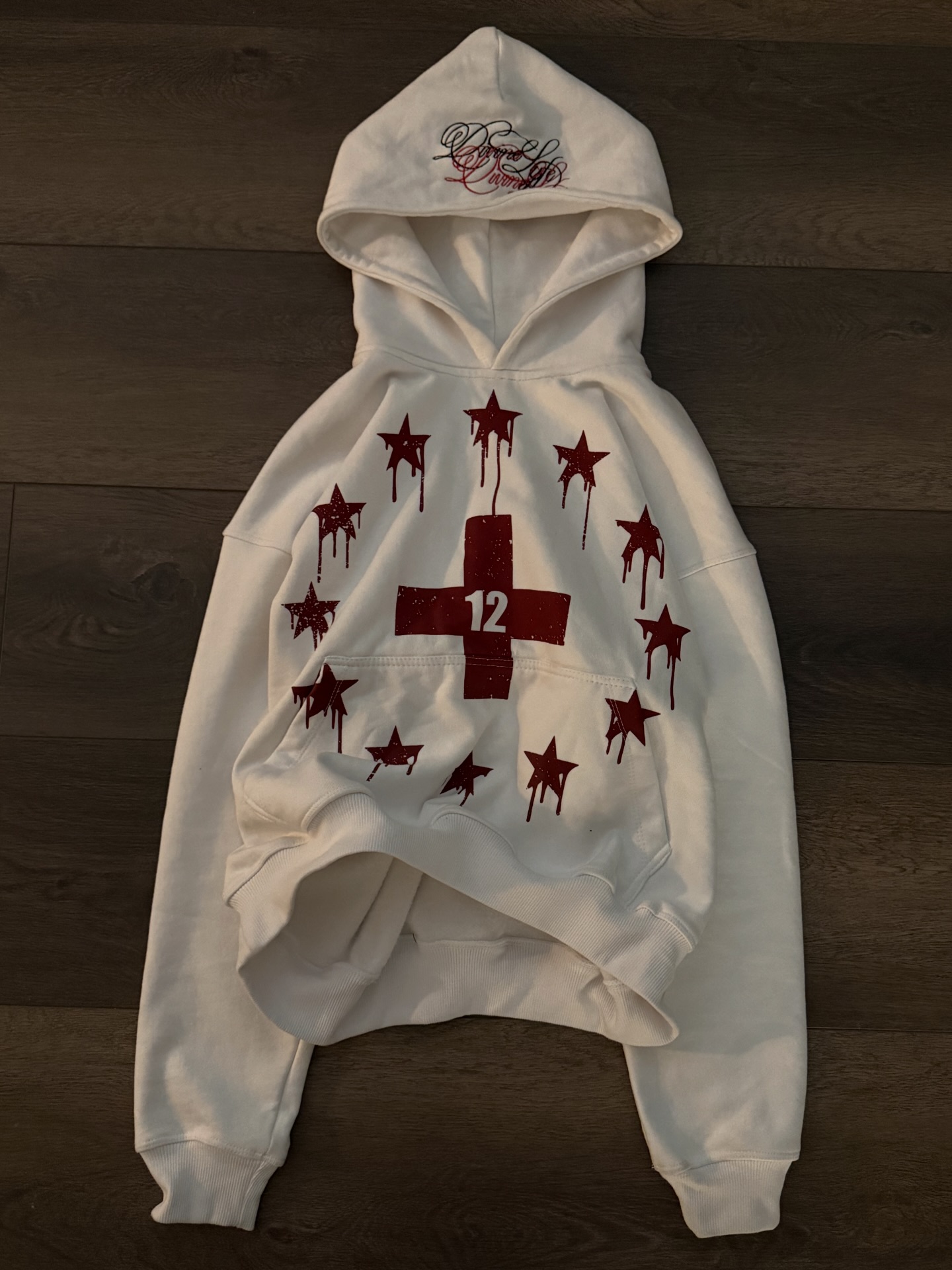 Divine Lyfe Facebook ad: 12 hoodie* out now