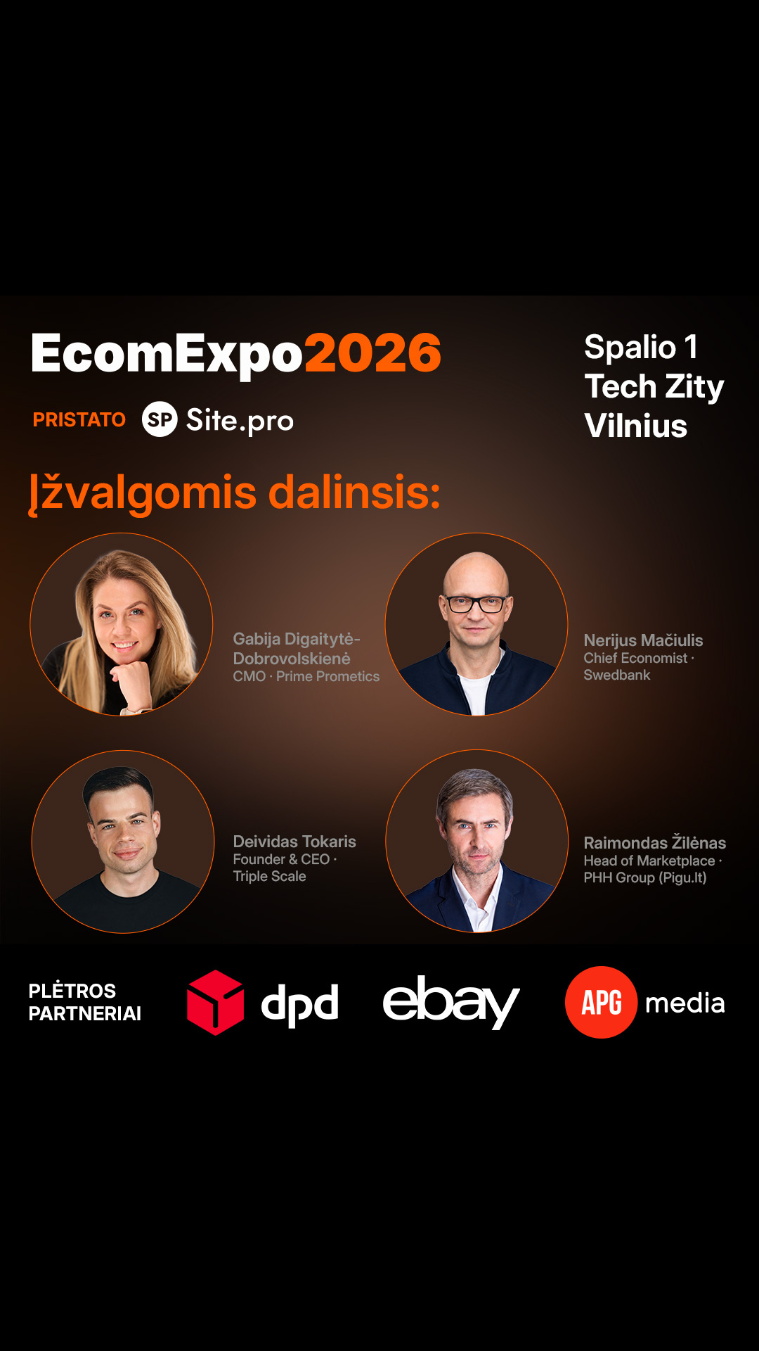 Ecomexpo Facebook ad: Bilietas dabar 240 eur. Nuo rugsėjo 28 d. - 300 eur.