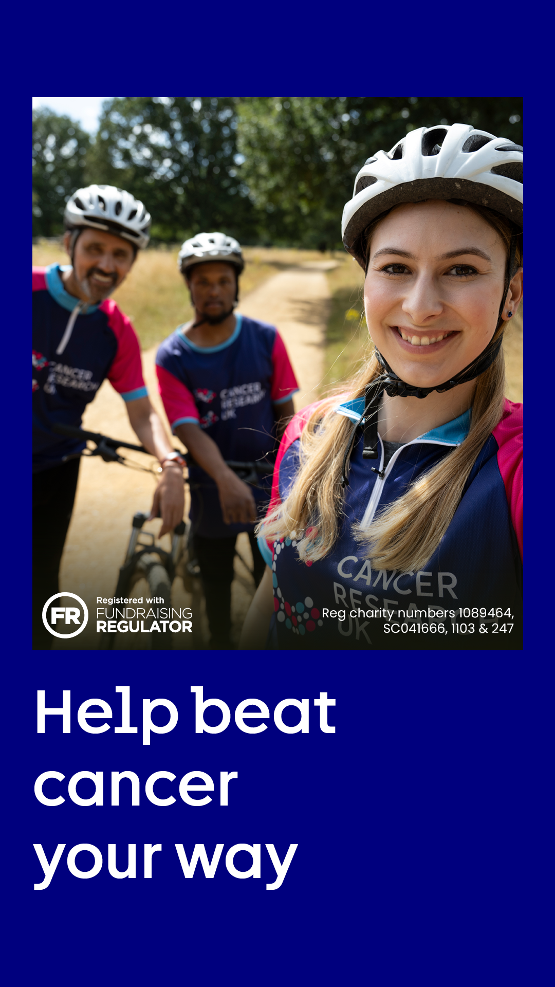 Cancer Research UK Facebook ad