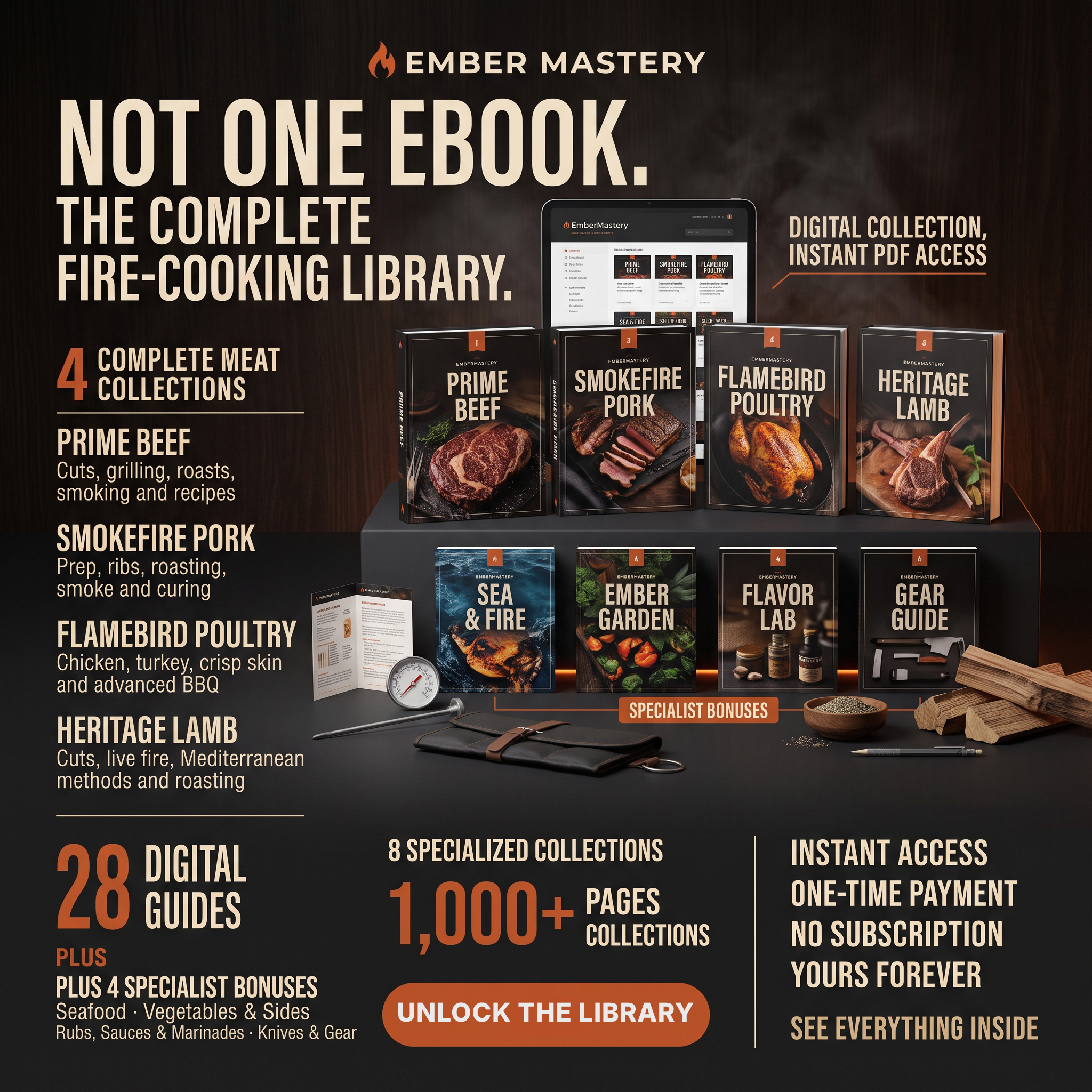 Ember Mastery Facebook ad: Unlock the Complete Library