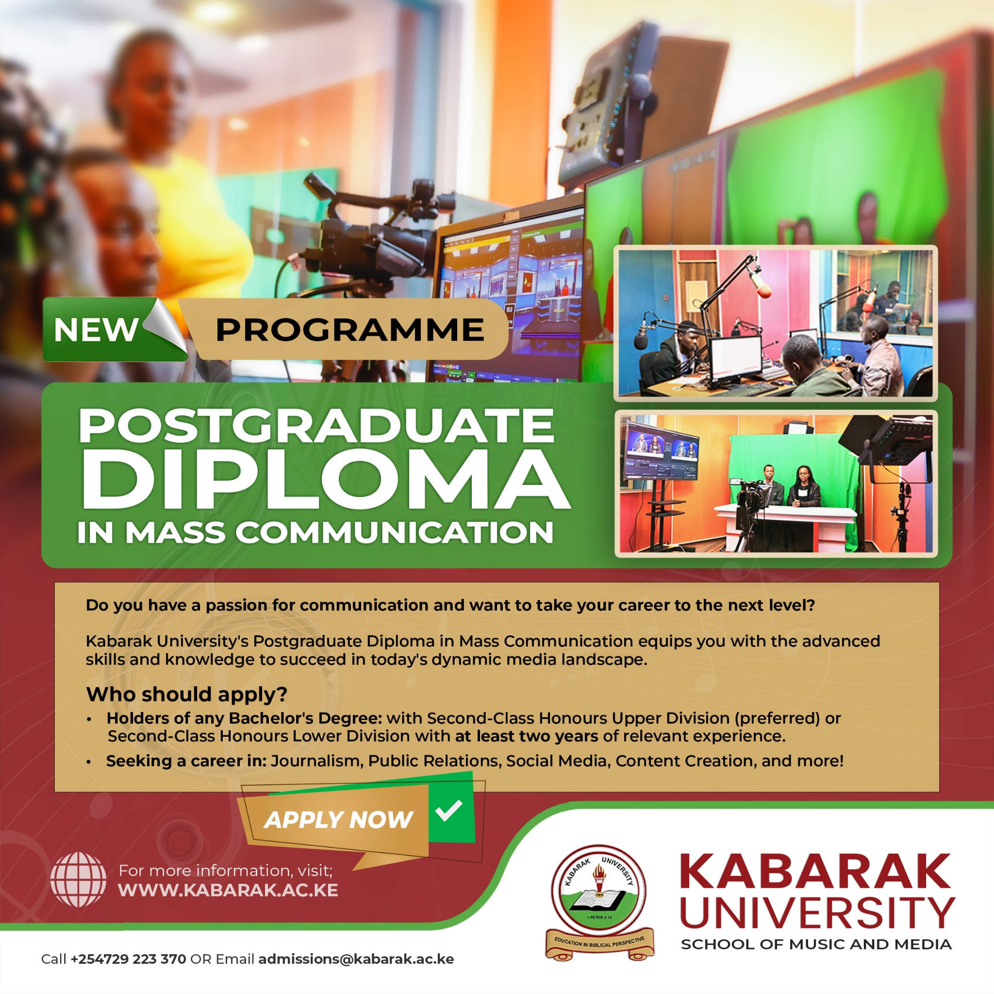 Kabarak University Facebook ad