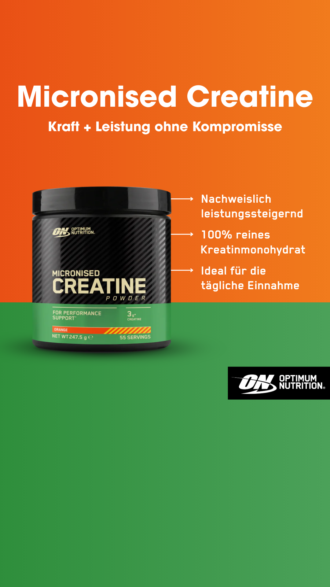 Optimum Nutrition Facebook ad from May 12, 2026