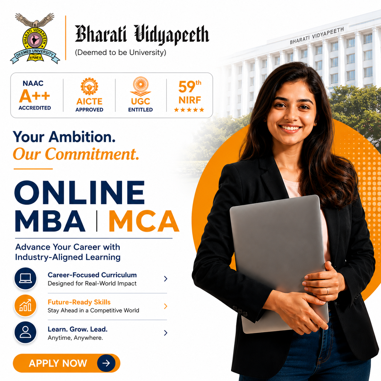Bharati Vidyapeeth Online Degree Programs  Facebook ad