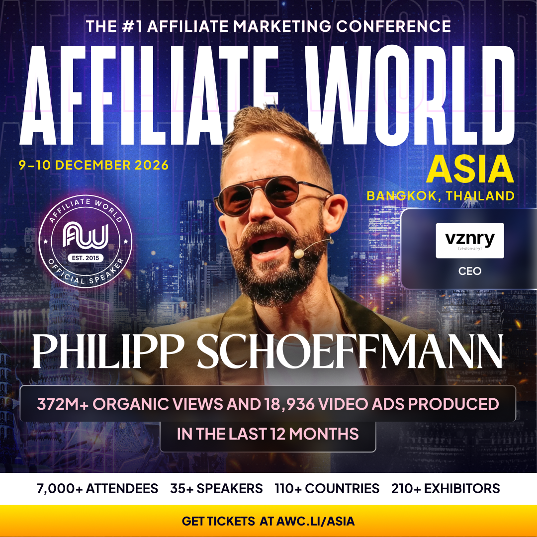 Affiliate World Conferences Facebook ad: Industry Experts Are Taking the Stage at Affiliate…