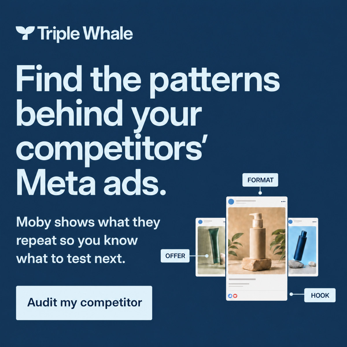 Triple Whale Facebook ad