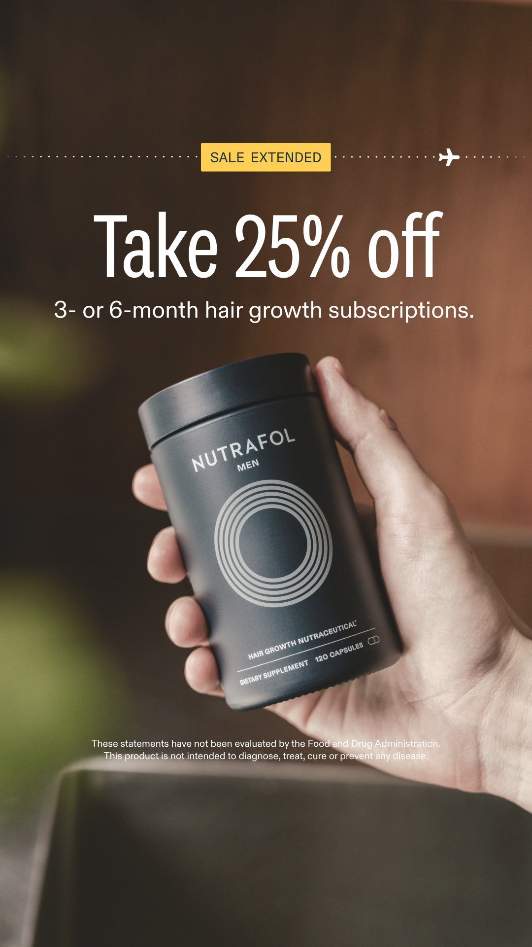 Nutrafol Men Facebook ad
