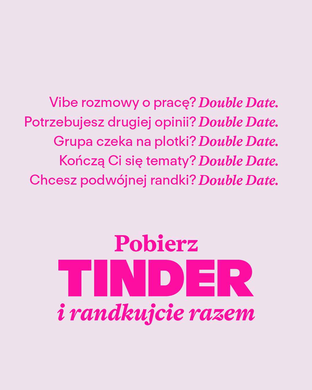 Tinder Facebook ad