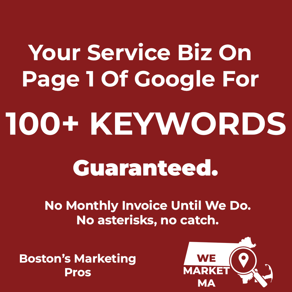 We Market MA Facebook ad: Your Local Marketing Pros