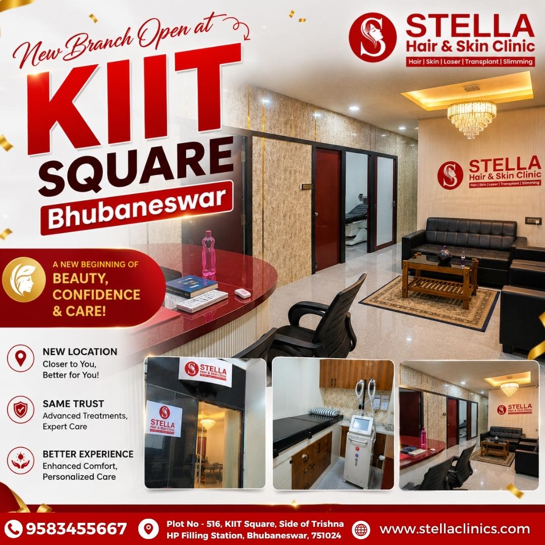 Stella Hair & Skin Clinic Facebook ad: Advanced Hair & Skin Care Near You