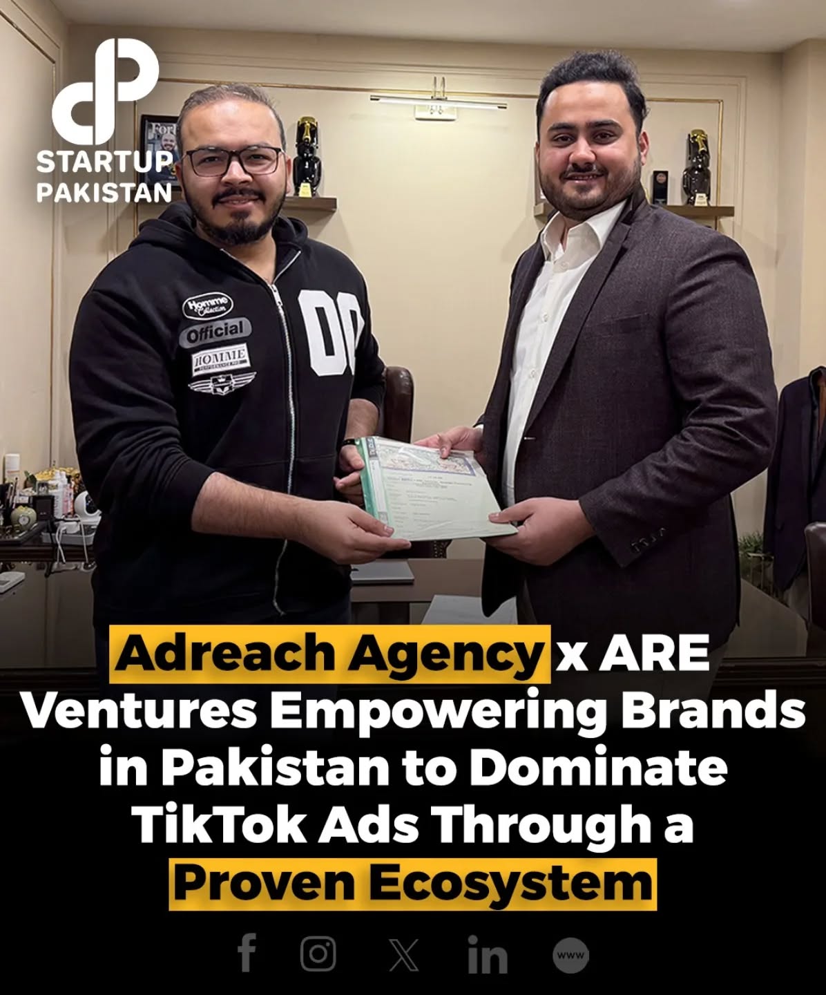 Wajahat Shah-Tiktok Ads Nerd Facebook ad: Adreach Agency
