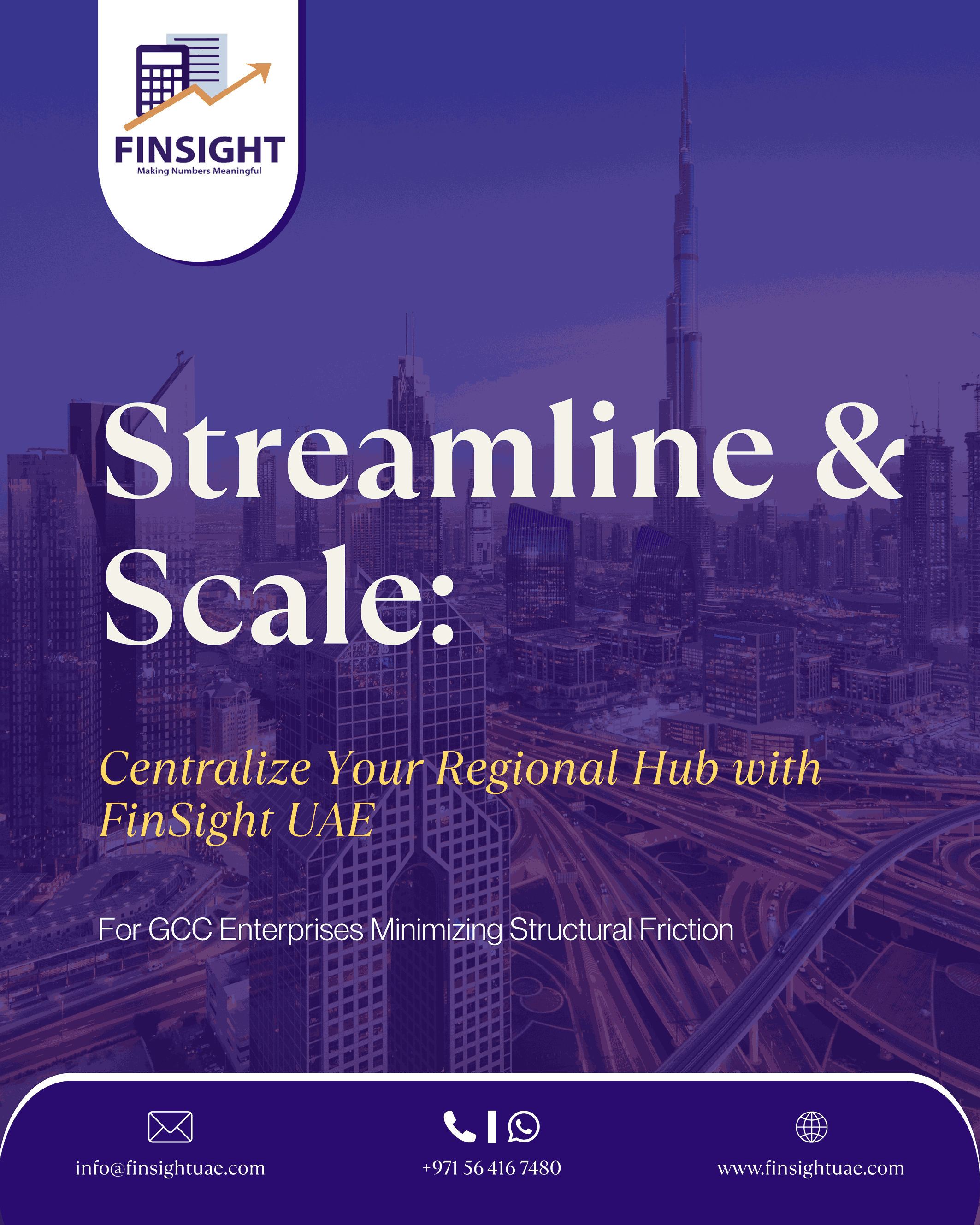 FinSight UAE Facebook ad: Streamline Your Regional Footprint: Scale via Dubai…
